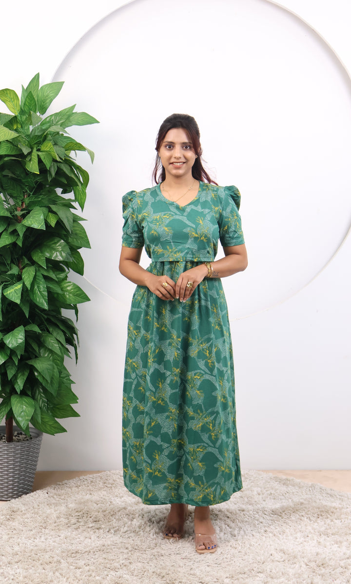 Nidhina SoftCotton Full Length Maternity Loungewear