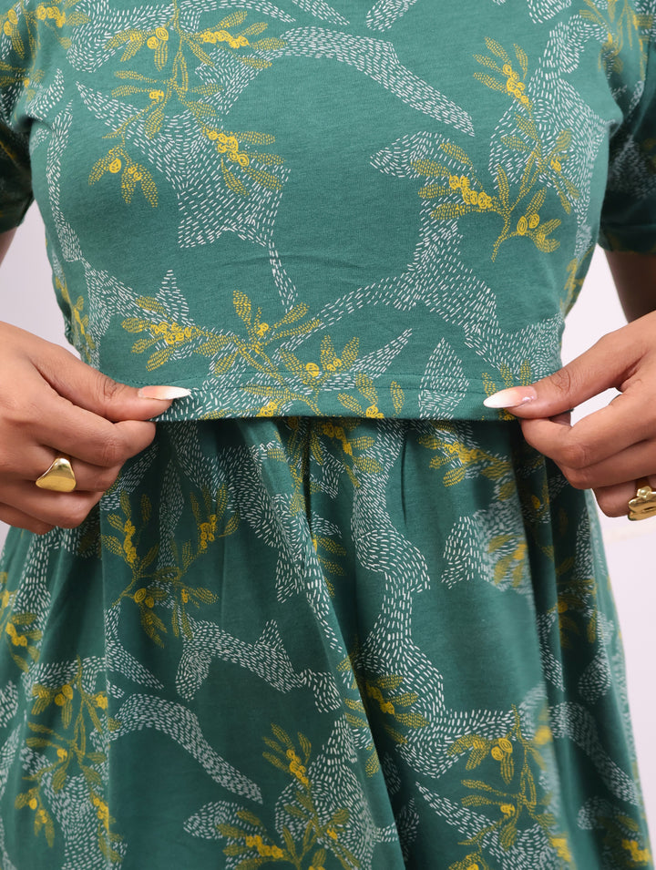 Nidhina SoftCotton Full Length Maternity Loungewear