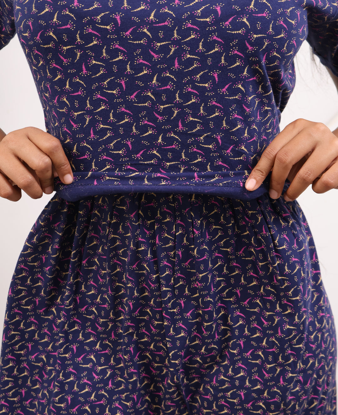 Thivya1 SoftCotton Full Length Maternity Loungewear