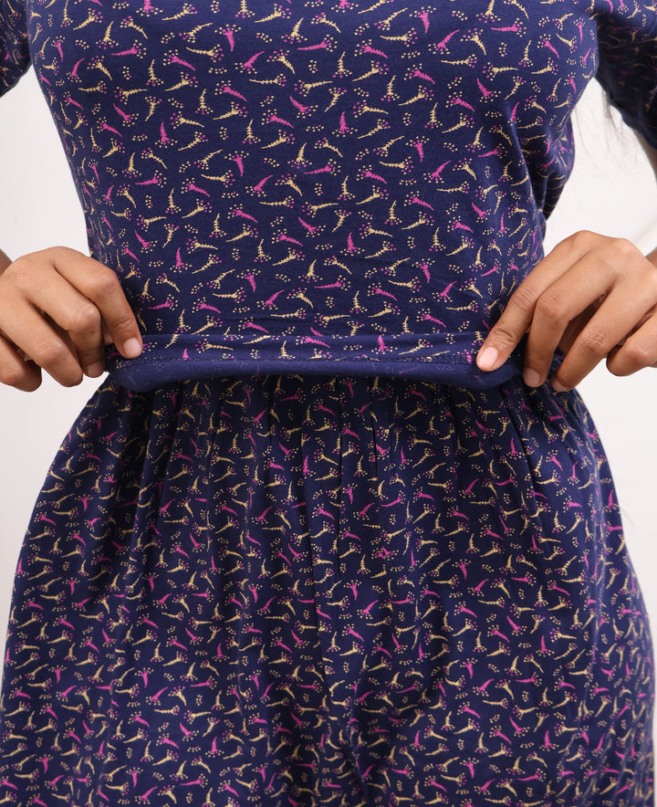 Thivya1 SoftCotton Full Length Maternity Loungewear