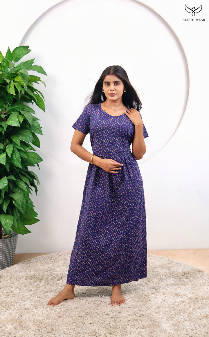 Thivya1 SoftCotton Full Length Maternity Loungewear