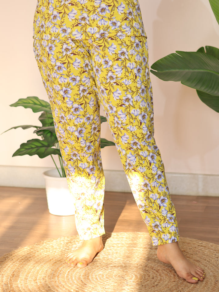 Naila Cotton Lounge Wear Full Pant*