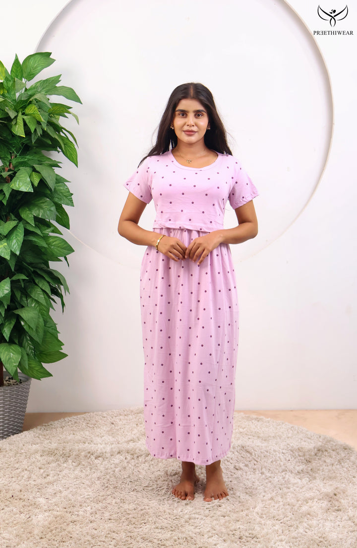 Gowsi SoftCotton Full Length Maternity Loungewear