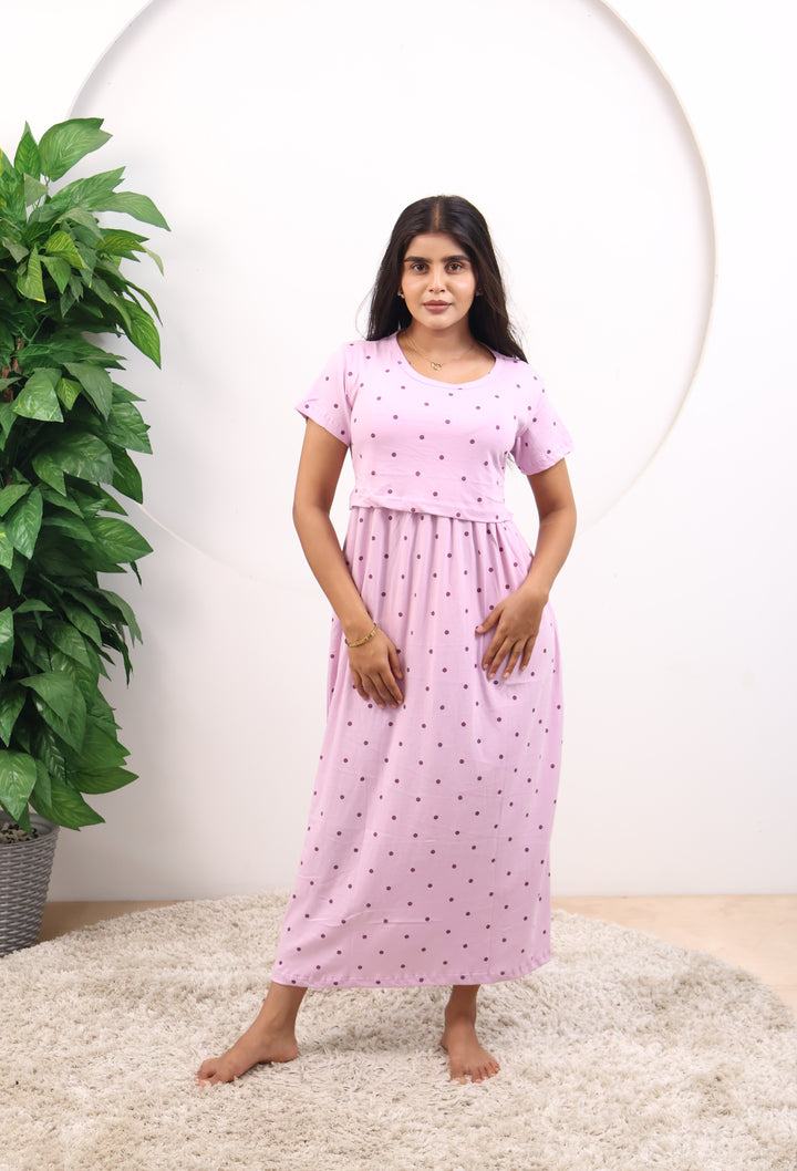 Gowsi SoftCotton Full Length Maternity Loungewear