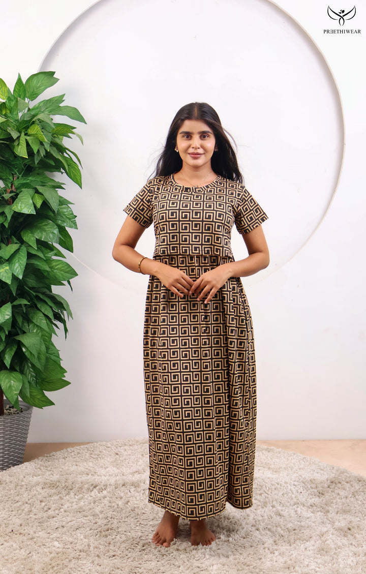 Regana SoftCotton Full Length Maternity Loungewear