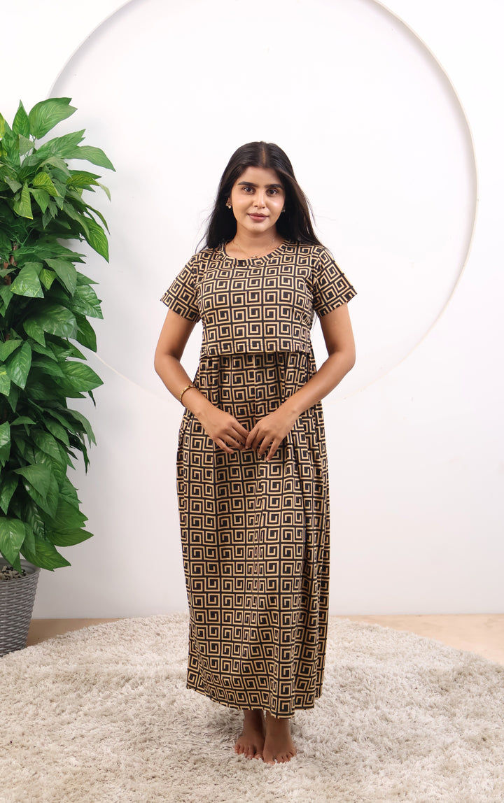 Regana SoftCotton Full Length Maternity Loungewear