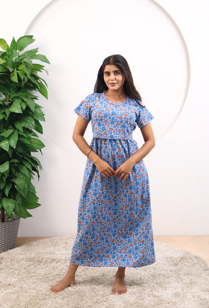Anisha1 SoftCotton Full Length Maternity Loungewear