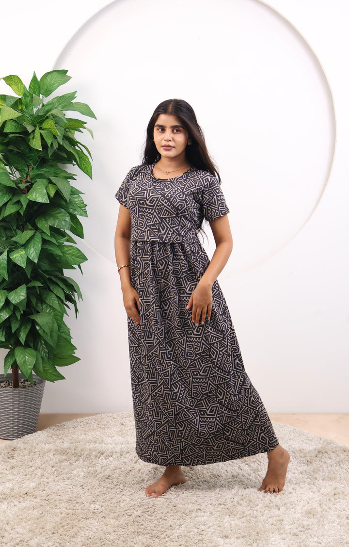 Prerana SoftCotton Full Length Maternity Loungewear