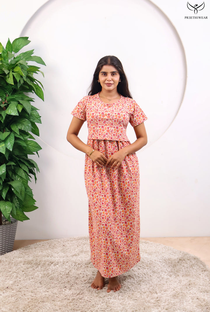 Shirisha SoftCotton Full Length Maternity Loungewear