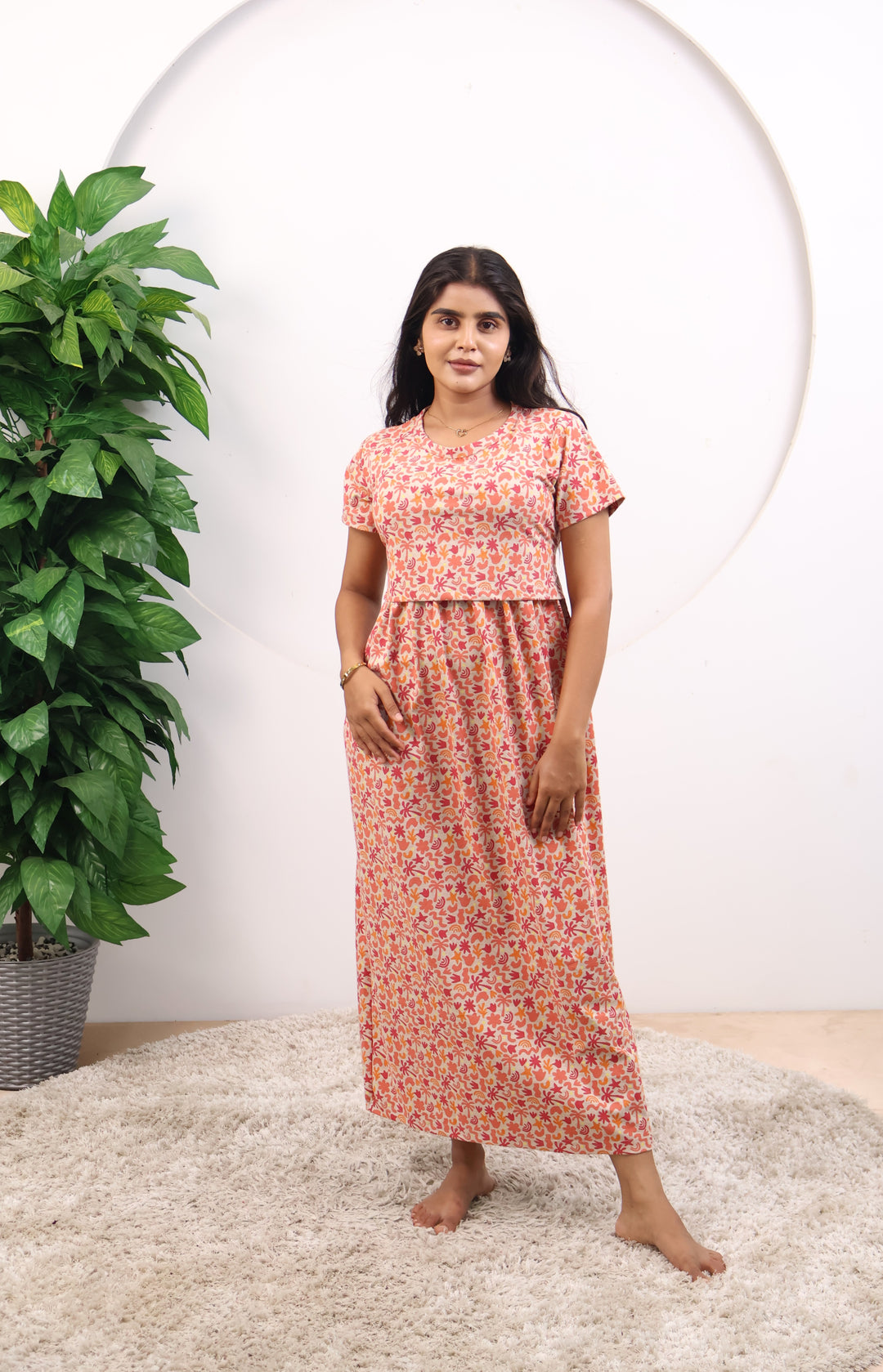 Shirisha SoftCotton Full Length Maternity Loungewear