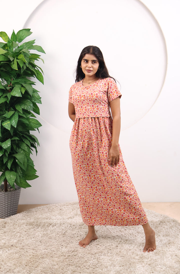 Shirisha SoftCotton Full Length Maternity Loungewear