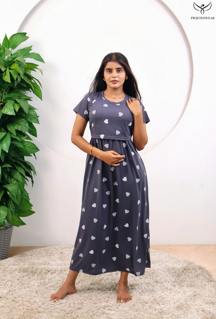 Candela SoftCotton Full Length Maternity Loungewear