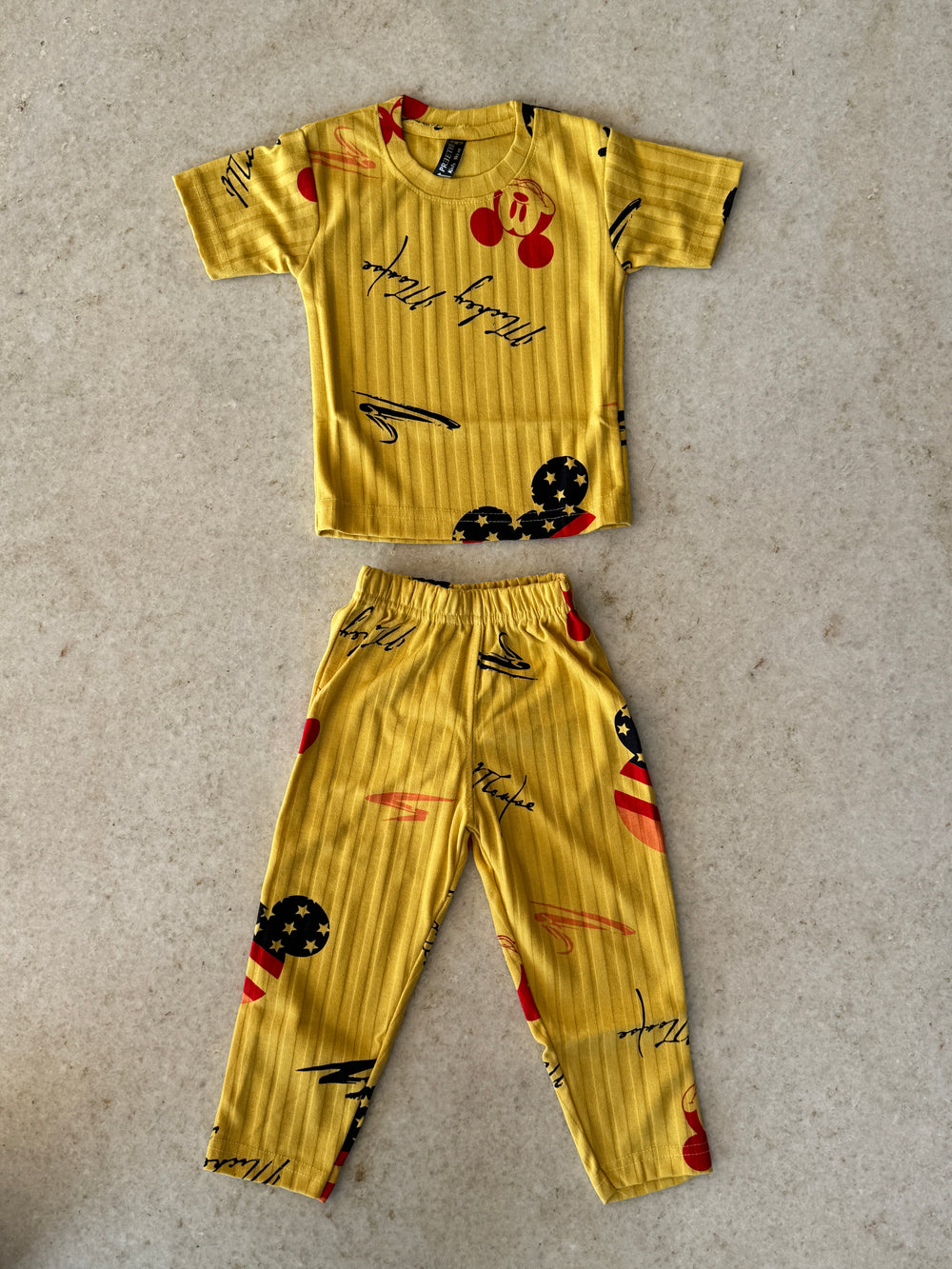KID1007P- Kids Loungewear pant set - view 2 - The Maternity Store by Preethiwear