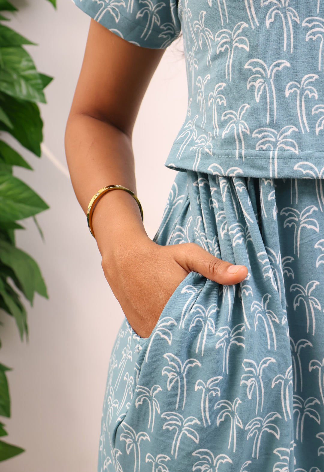 Harsha1 SoftCotton Full Length Maternity Loungewear