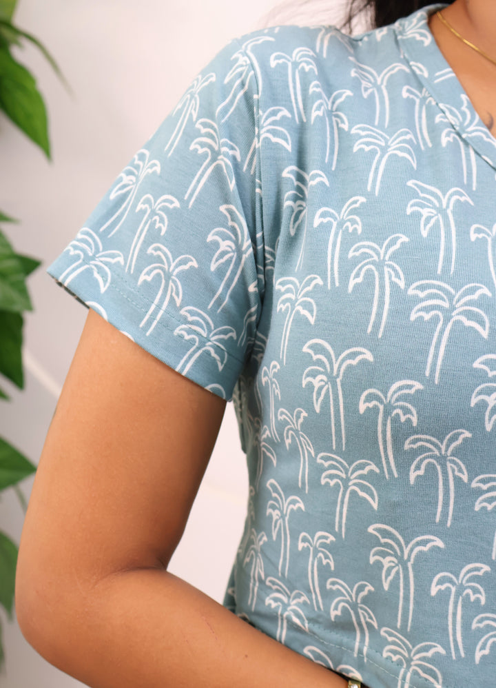 Harsha1 SoftCotton Full Length Maternity Loungewear
