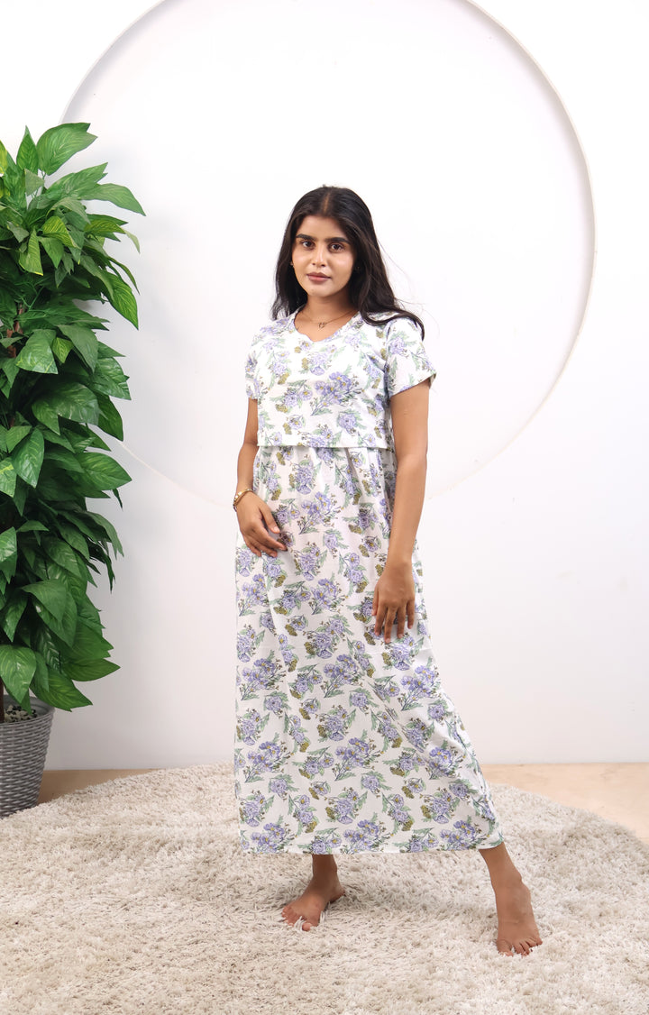 Vinodha SoftCotton Full Length Maternity Loungewear