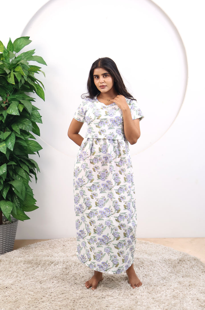 Vinodha SoftCotton Full Length Maternity Loungewear