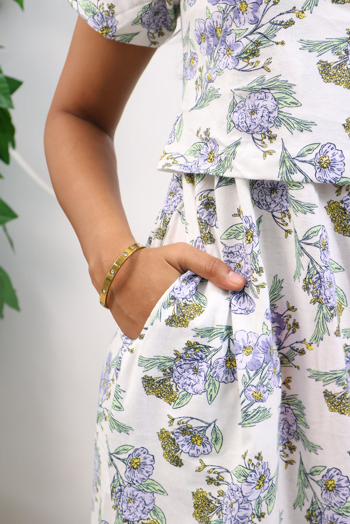 Vinodha SoftCotton Full Length Maternity Loungewear