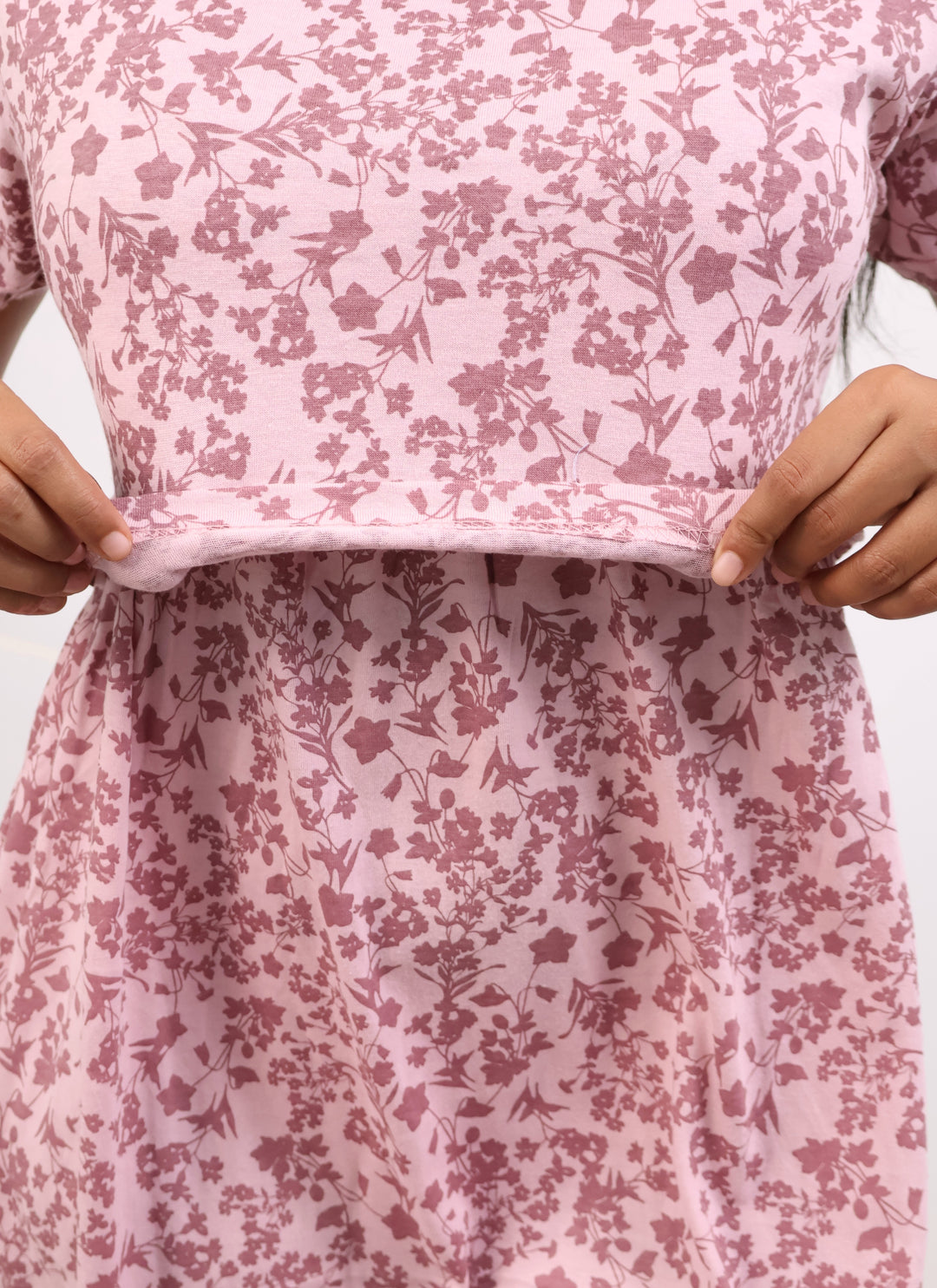 Neelima1 SoftCotton Full Length Maternity Loungewear