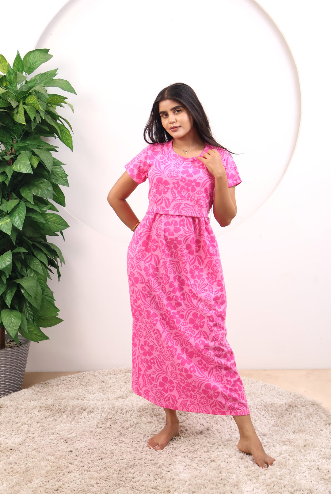 Nikita4 SoftCotton Full Length Maternity Loungewear