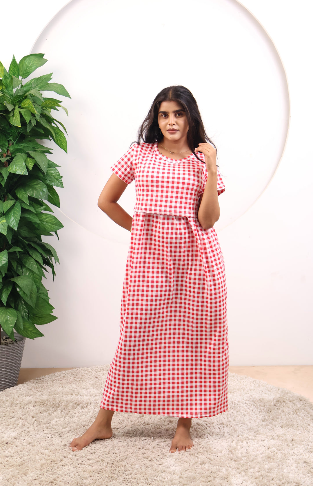 Remya2 SoftCotton Full Length Maternity Loungewear