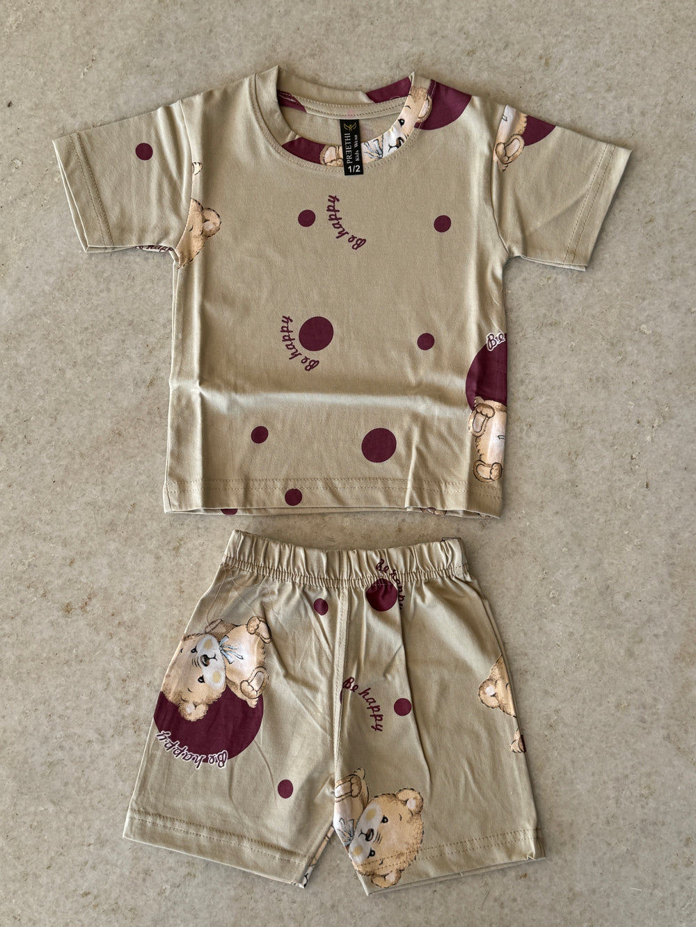 KID1002S -Kids Loungewear Shorts - view 2 - The Maternity Store by Preethiwear