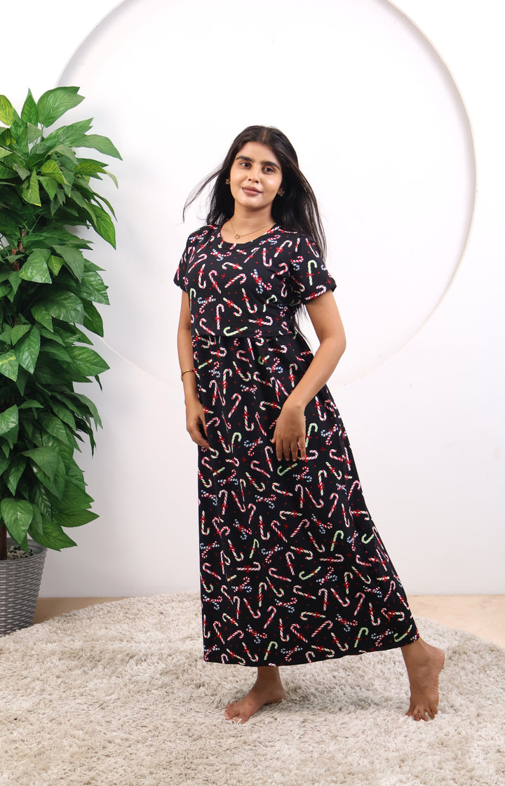 Shwetha1 SoftCotton Full Length Maternity Loungewear