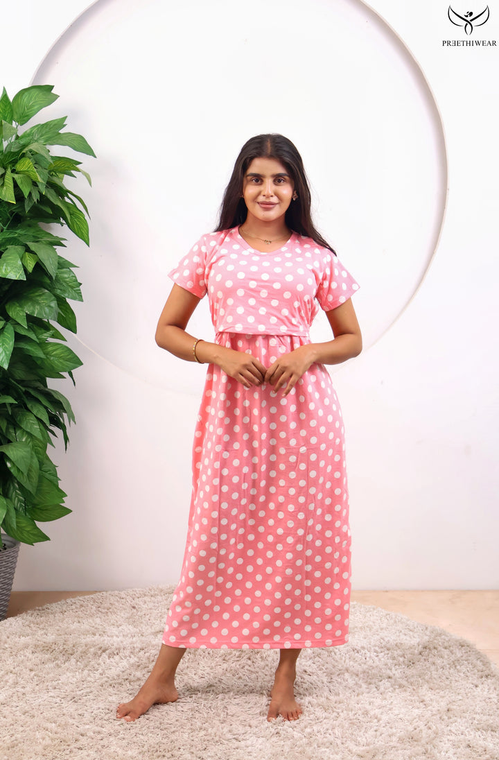 Sushma4 SoftCotton Full Length Maternity Loungewear