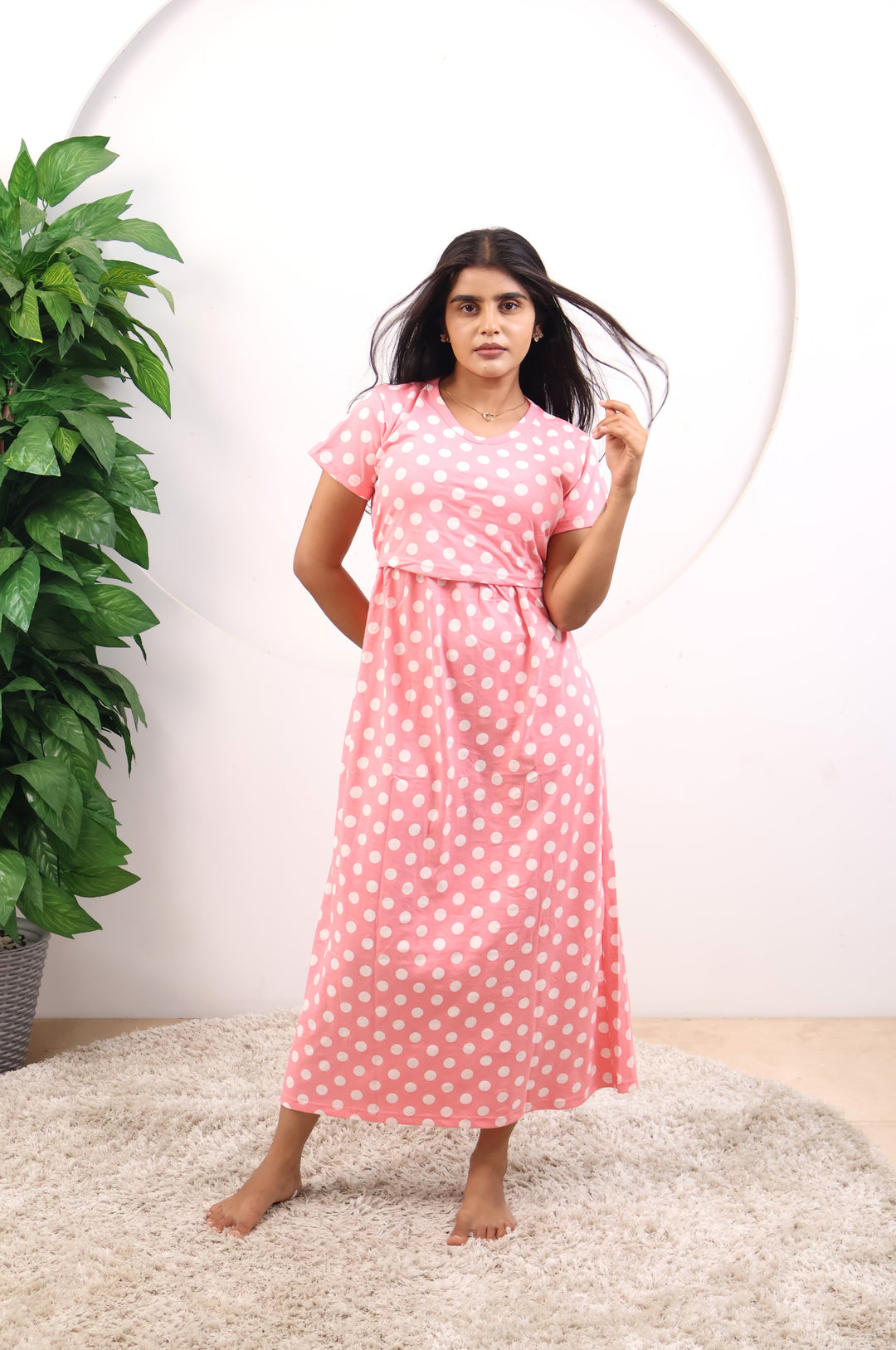Sushma4 SoftCotton Full Length Maternity Loungewear