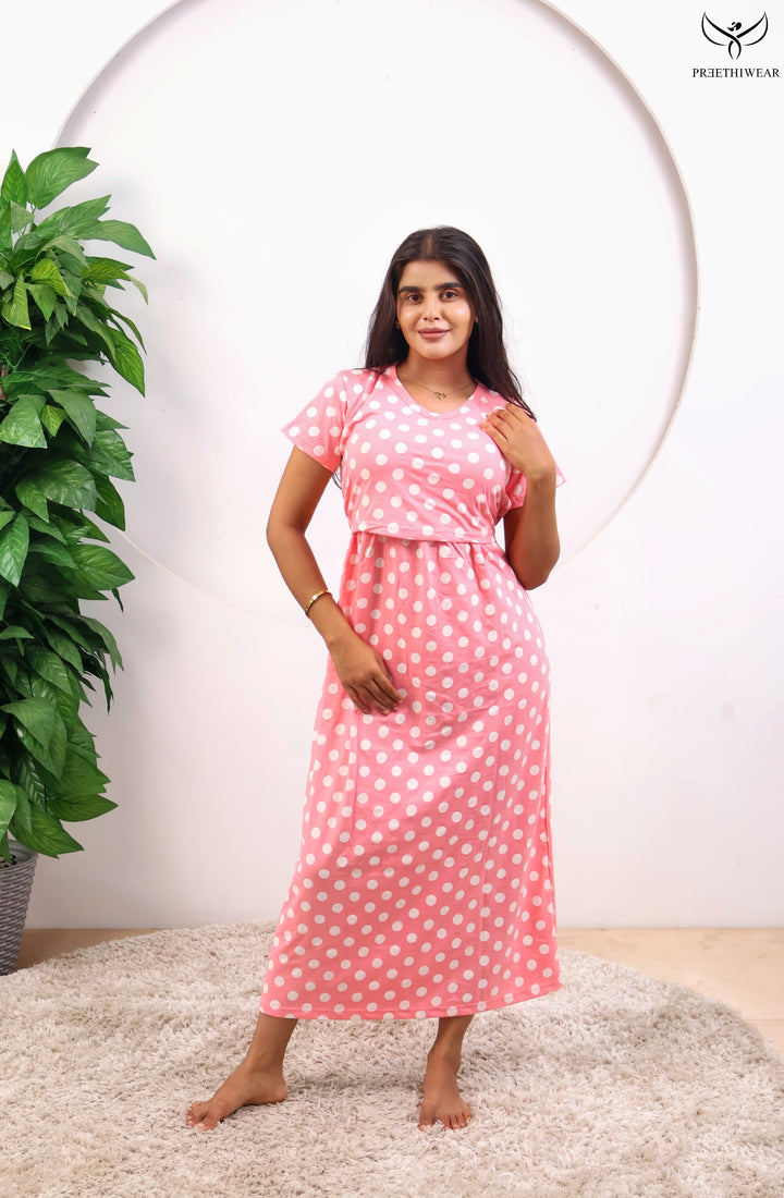Sushma4 SoftCotton Full Length Maternity Loungewear