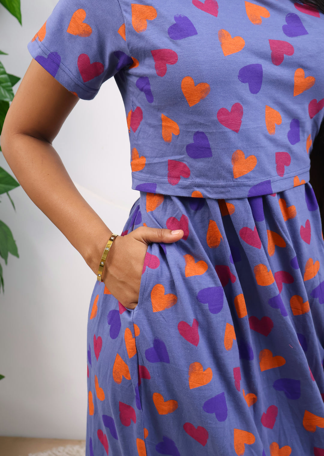 Pavitra2 SoftCotton Full Length Maternity Loungewear