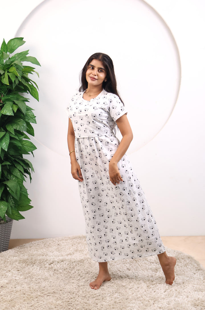 Vinothini SoftCotton Full Length Maternity Loungewear