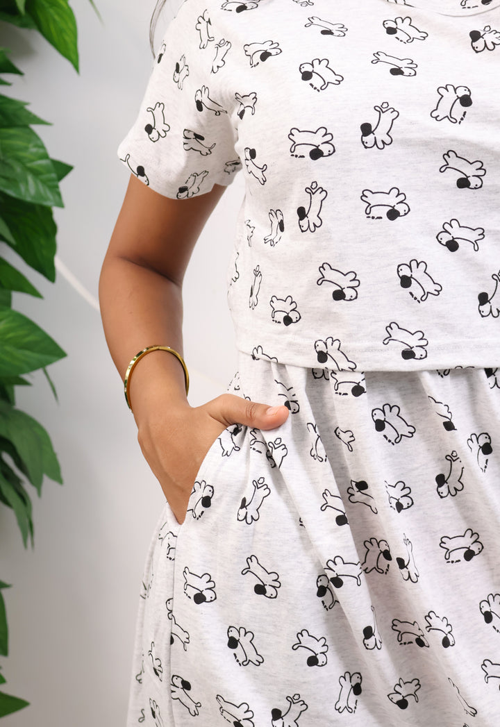Vinothini SoftCotton Full Length Maternity Loungewear