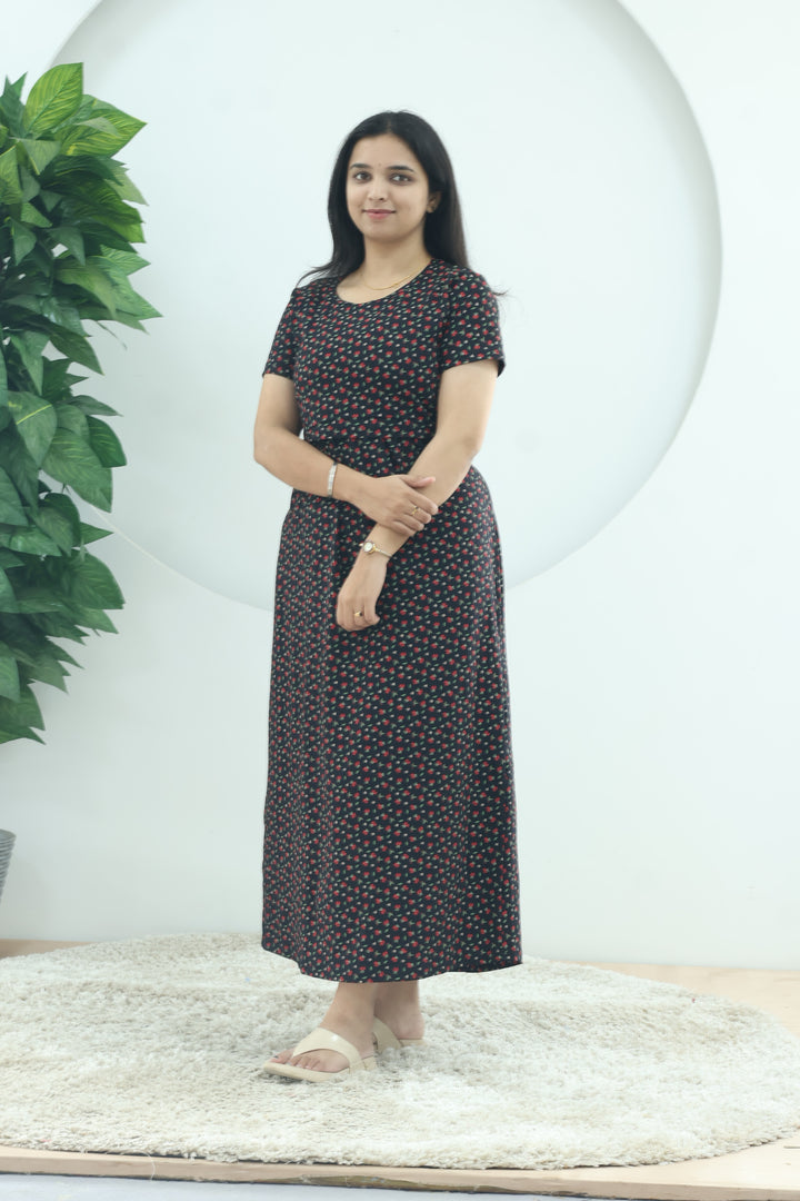 Jerusha  SoftCotton Full Length Maternity Loungewear