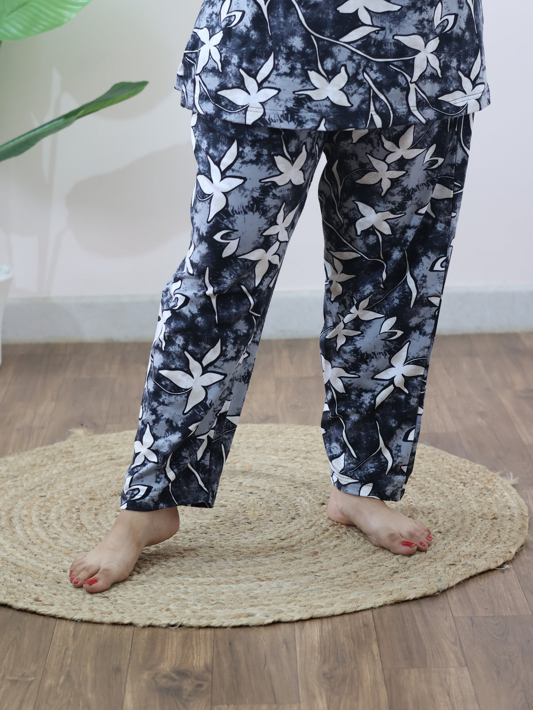 Vinca ThickSoftCotton Maternity Top Pant Set