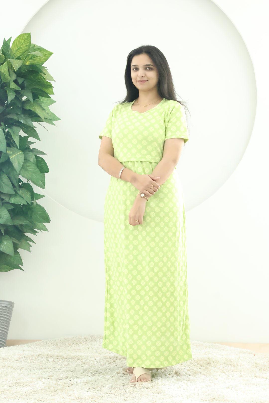 Ansu SoftCotton Full Length Maternity Loungewear