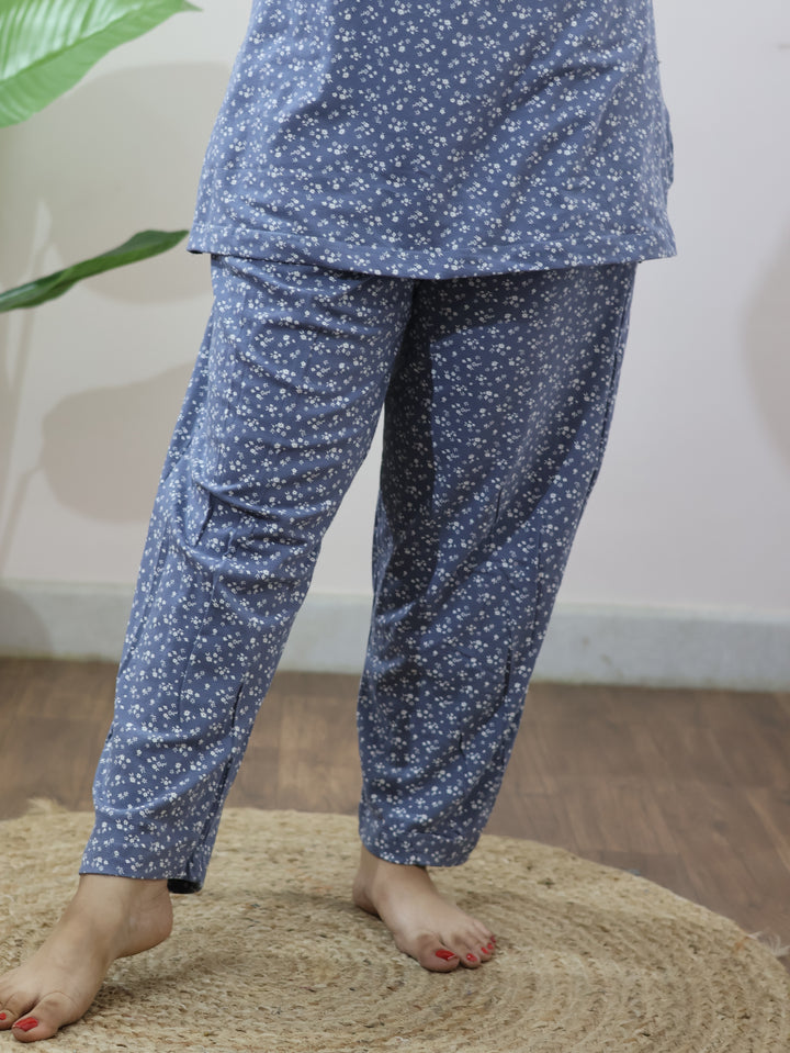 Dahlia SoftCotton Maternity Top Pant Set