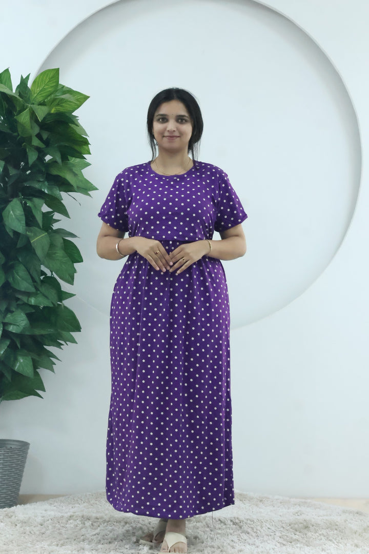 Apoorva1  SoftCotton Full Length Maternity Loungewear