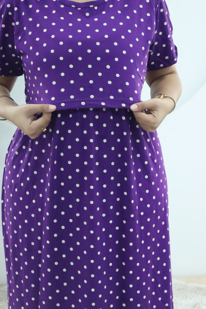 Apoorva1  SoftCotton Full Length Maternity Loungewear