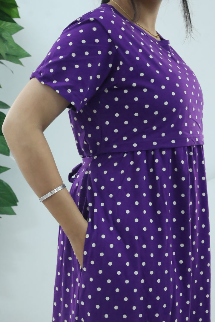 Apoorva1  SoftCotton Full Length Maternity Loungewear