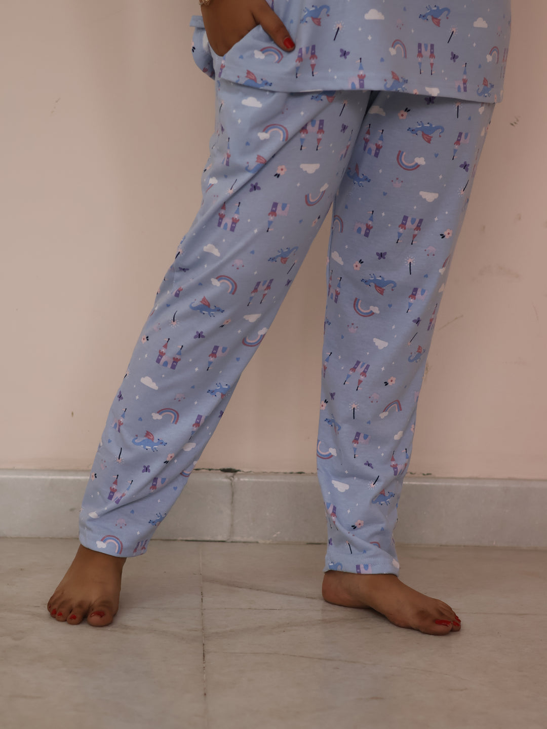Hridya ThickSoftCotton Maternity Top Pant Set