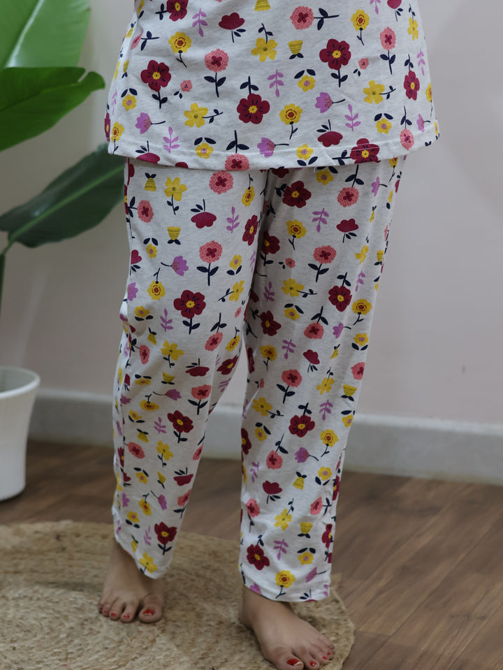 Tacey Thick SoftCotton Maternity Top Pant Set