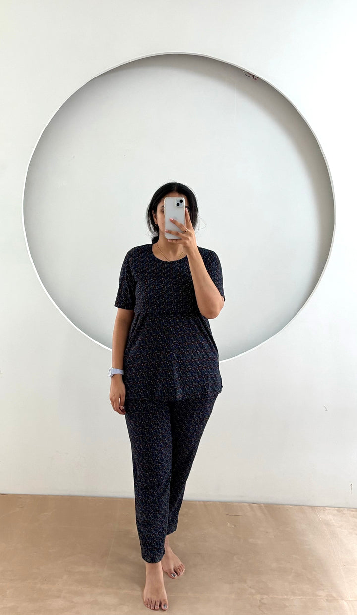 Aadhya SoftCotton Maternity Top Pant Set