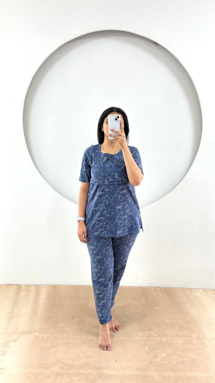 Rajee SoftCotton Maternity Top Pant Set