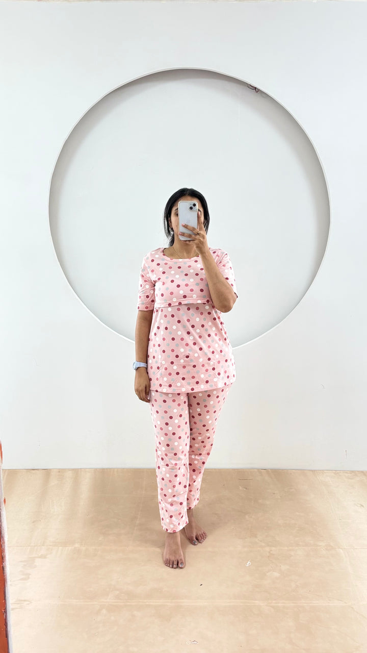 Hiten SoftCotton Maternity Top Pant Set