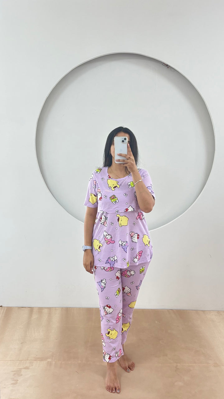 Sanu SoftCotton Maternity Top Pant Set