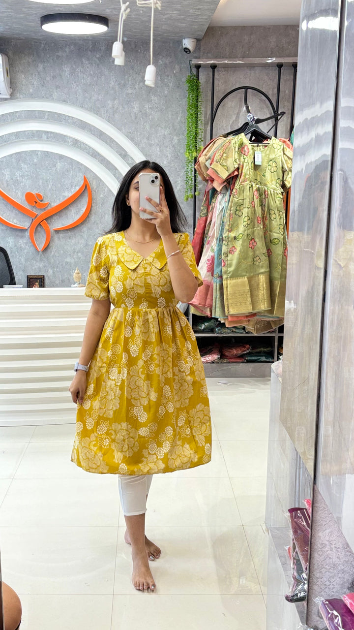 Soumya Maternity Dress with center Zip