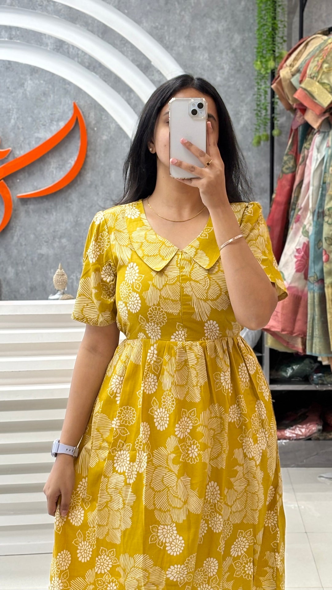 Soumya Maternity Dress with center Zip