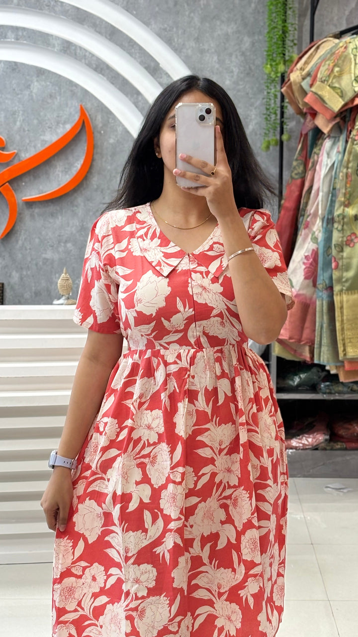 Miruna Maternity Dress with center Zip