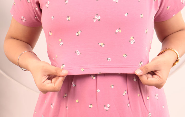 Pritha Soft Cotton Full Length Maternity Loungewear